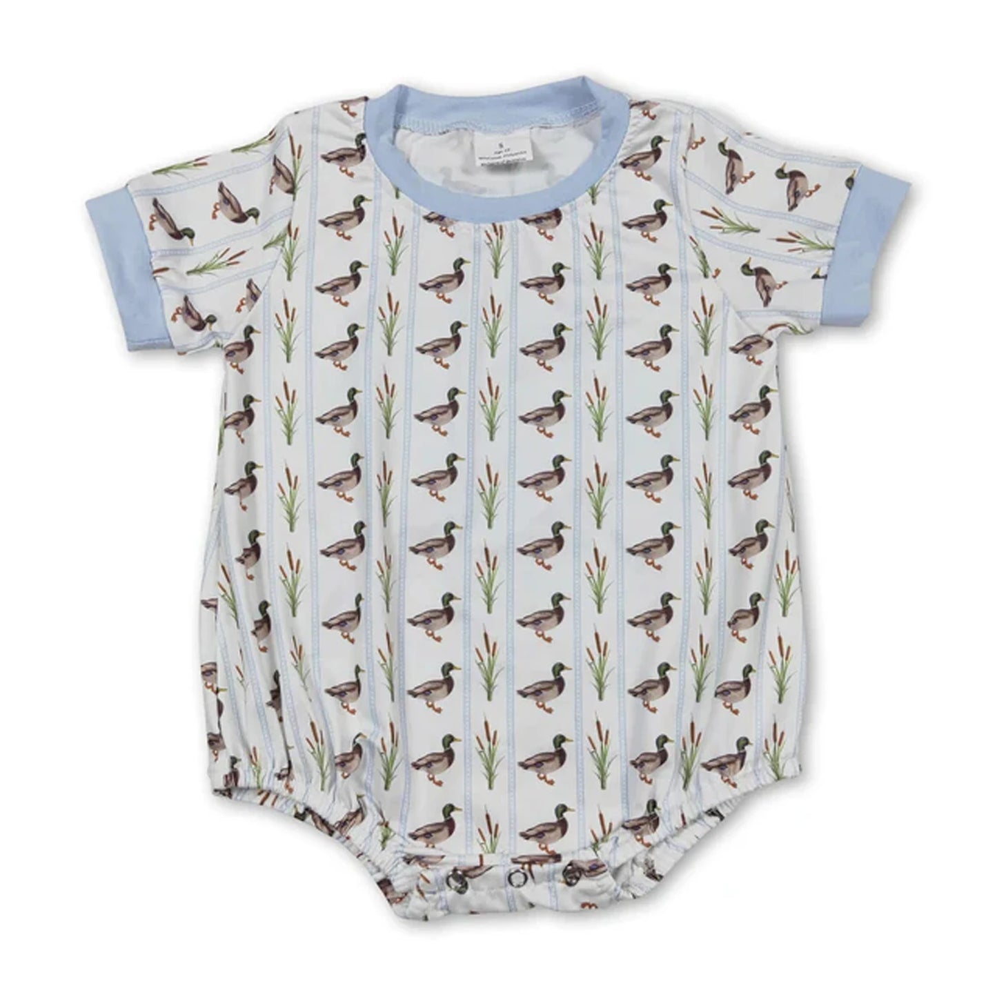 Baby Bubble Romper Fall Pumpkin Dog Mallard Duck Embroidery Newborn Sleeveless Bow Short Sleeve Infant Boy Girl Outfit